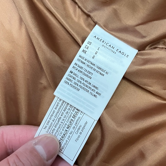 American Eagle Women’s Hooded Puffer Jacket - Size L - Picture 14 of 14